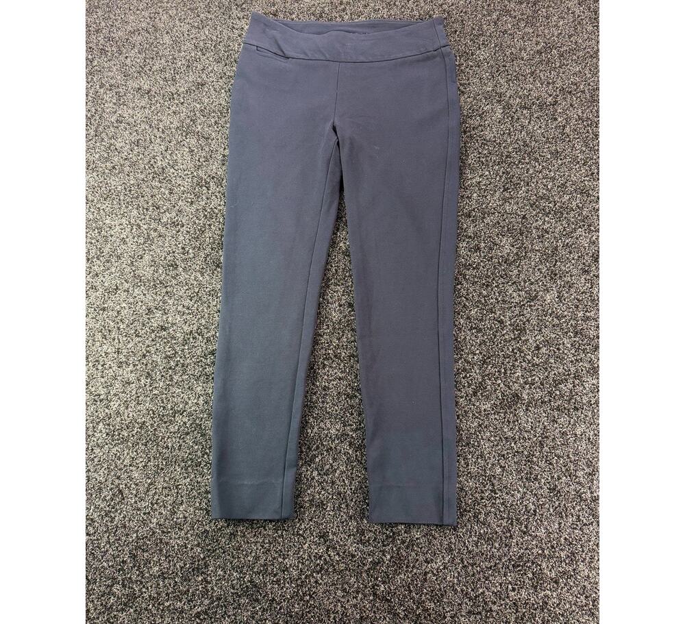 Tommy Hilfiger Women's Stretch Pull-On Ankle Pants Navy Blue Size 4
